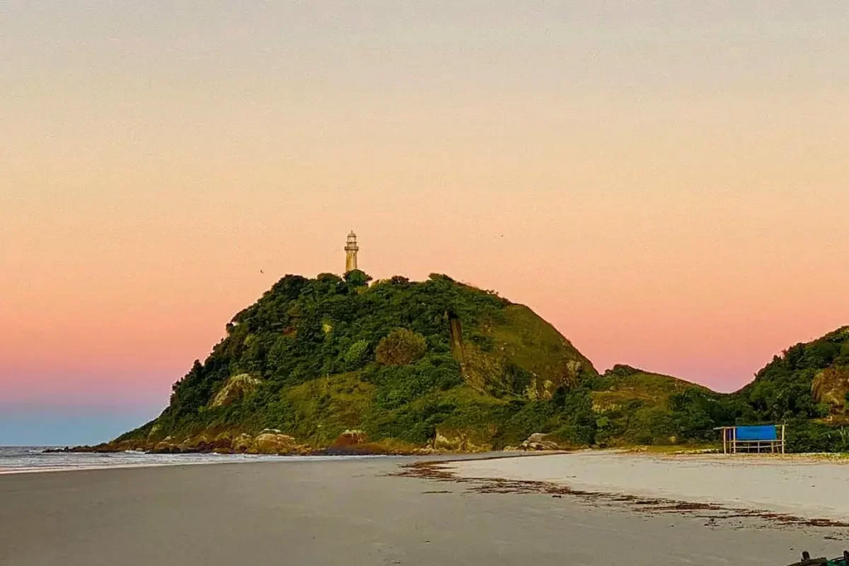 vista do farol das conchas